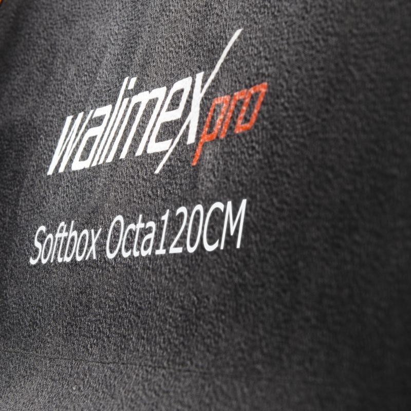 Walimex pro Octagon Softbox PLUS Orange Line 120 cm oktagon-softbox kulta-hopea-sisäpaneelilla