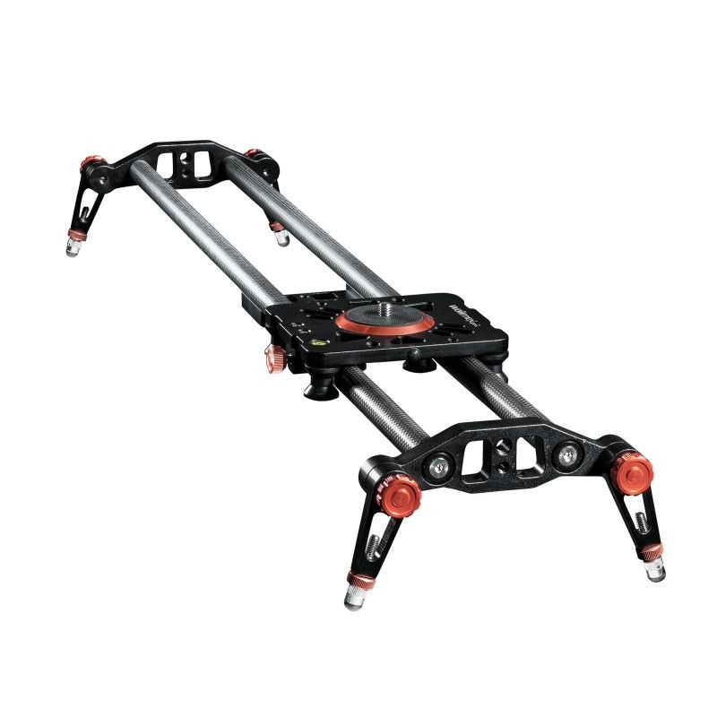 Walimex pro Carbon Video Slider Pro 50 cm kameravaunu, musta, hiilikuitu