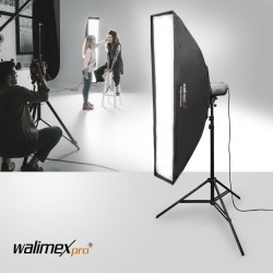 Walimex pro Studio Line Striplight softbox 1400 x 300 x 600 mm Quick Assemble kenno ja diffuusorit