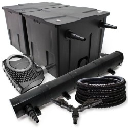 SunSun lampisuodatinsetti CBF 350B 60000 l CTF 8000 pumppu 8000 l h CUV 272 UVC selvityin 72 W 25 m letku