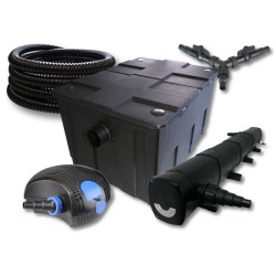 SunSun lampisuodatinsetti CBF-550, CTF-12000 pumppu 12000 l/h, CUV-272 UV-selkeytin 72 W, 25 m letku, Y-jakaja