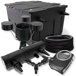 SunSun lampisuodatinsetti CBF 550 60000 l CTF 8000 pumppu 8000 l h CUV 236 36 W CSP 250 skimmer Y jakaja