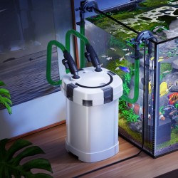 SunSun HW-504A akvaarion ulkofilteri 800 l/h 15 W 4-vaiheinen sis. suodatusmateriaalin