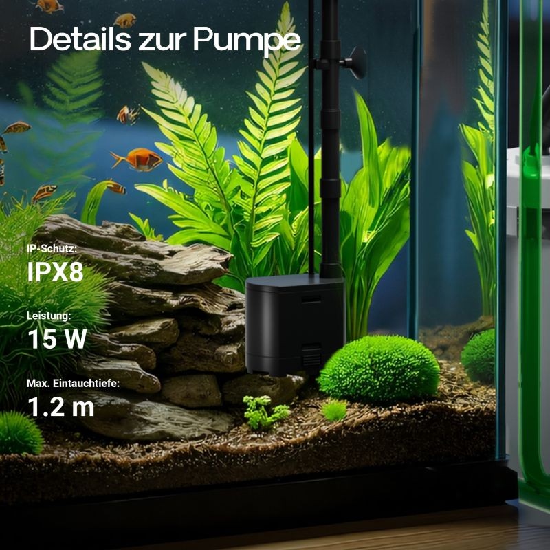 SunSun HW-504A akvaarion ulkofilteri 800 l/h 15 W 4-vaiheinen sis. suodatusmateriaalin