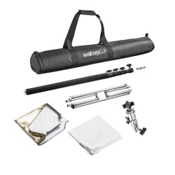 Walimex pro 5 in 1 diffuusoripaneeli 90x90 cm taitettava jalka