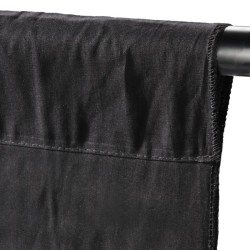 Walimex Pro valokuvaustausta 2,85 x 6 m, musta, polyesteri 120 g/m², tunneli
