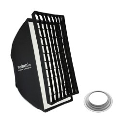 Walimex pro Essential Striplight softbox 60 x 90 cm kenno Bowens ja Hensel EH adapterit kuljetuslaukku