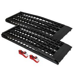 Taitettavat alumiiniset lastausrampit 2 kpl, 275 cm, 680 kg, moottoripyörille, mönkijöille, ATV-ajoneuvoille