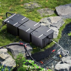SunSun lampisuodatinsetti CBF-350C 90000 l, NEO-10000 SuperECO pumppu 10000 l/h, CUV-236 UVC-selvityin 36 W