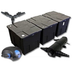 SunSun lampisuodatinsetti CBF 350C 90000 l CTF 12000 pumppu 12000 l h CUV 236 UVC puhdistin 36 W Y jakaja