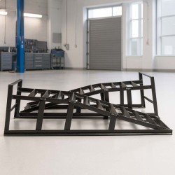 Kuormausrampit moottoripyörille ja mönkijöille, 2 kpl, 2 t, 940 x 310 x 270 mm, teräs, musta