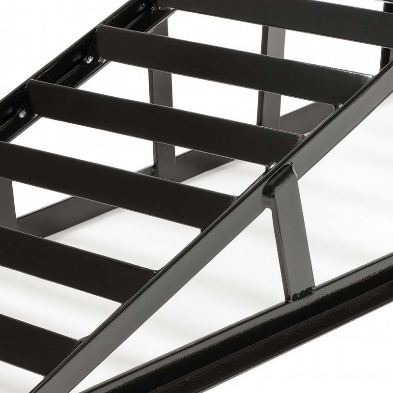 Kuormausrampit moottoripyörille ja mönkijöille, 2 kpl, 2 t, 940 x 310 x 270 mm, teräs, musta