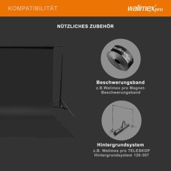 Walimex pro taustapaperi 1,35 x 10 m, musta, heijastamaton