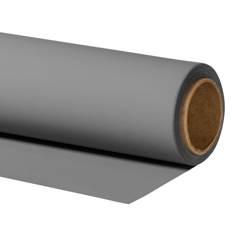 Walimex pro taustapaperi 1,35 x 10 m, harmaa, heijastamaton