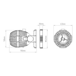 SunSun CW 110 akvaariovirtauspumppu 500 4000 l h 10 W