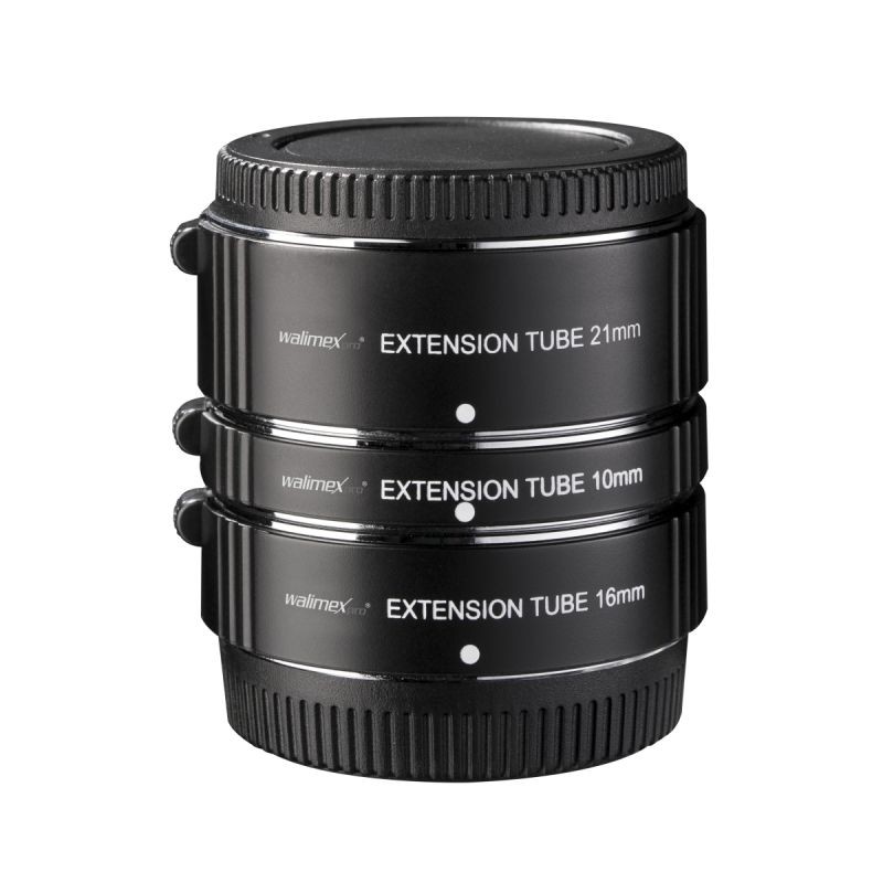 Walimex välirengassarja Micro Four Thirds (MFT) 10, 16, 21 mm makrokuvaukseen