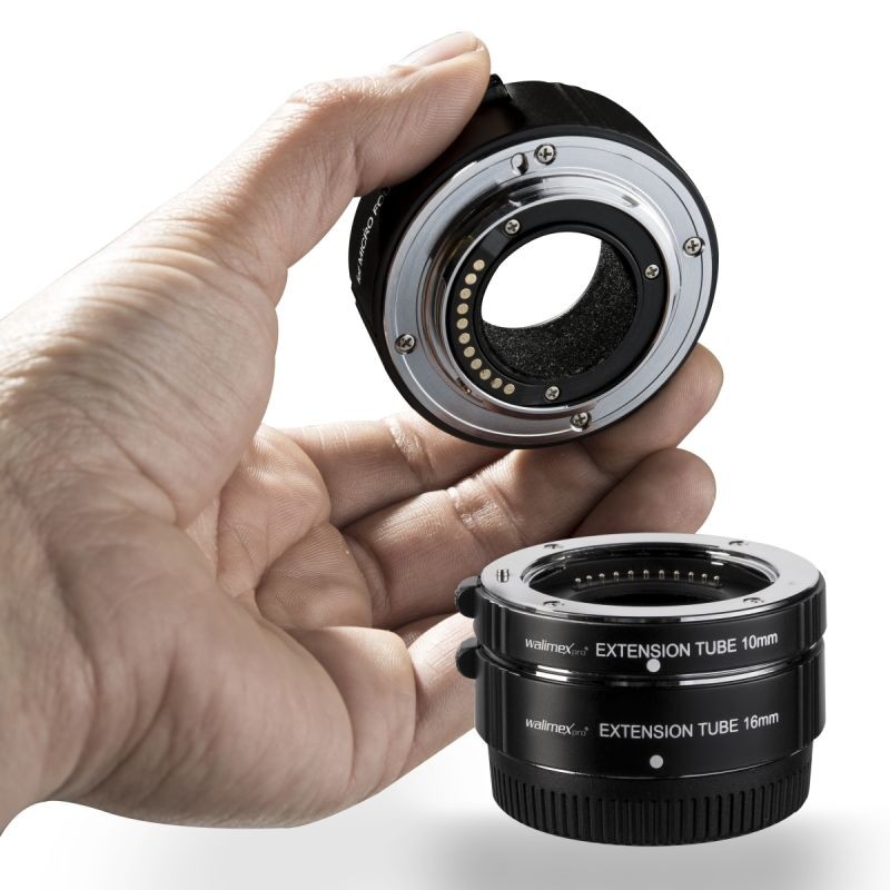 Walimex välirengassarja Micro Four Thirds (MFT) 10, 16, 21 mm makrokuvaukseen