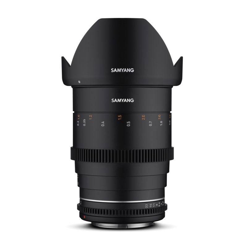Samyang MF 35mm T1,5 VDSLR MK2 MFT laajakulmainen videobjektiivi, MFT-kiinnitys