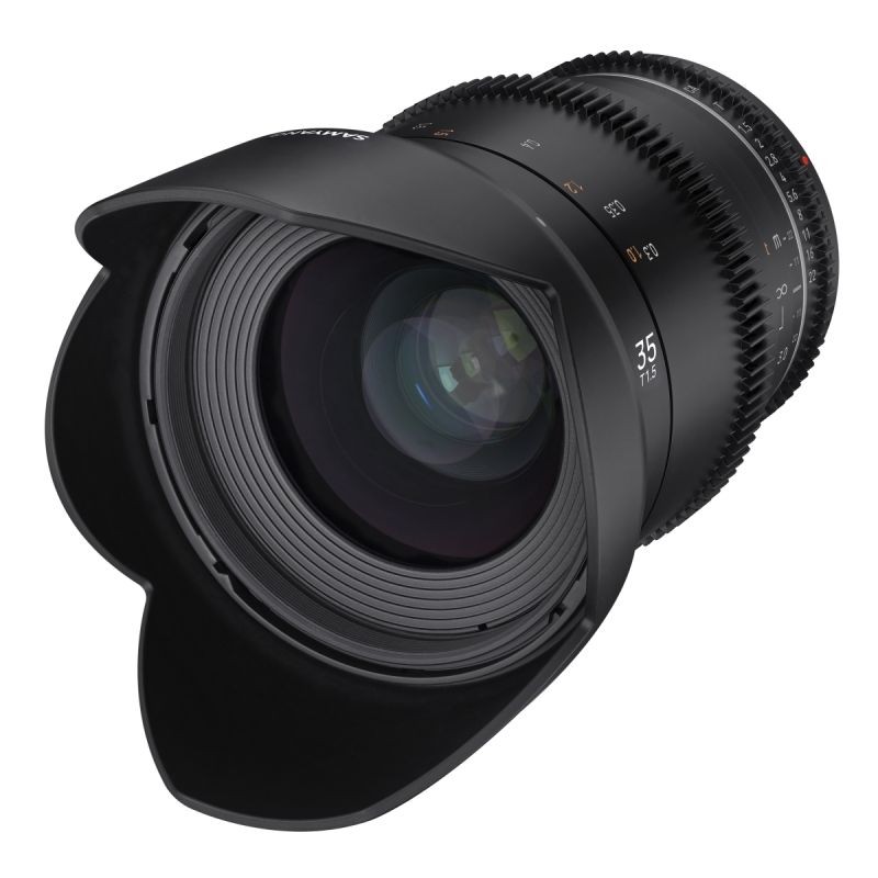 Samyang MF 35mm T1,5 VDSLR MK2 MFT laajakulmainen videobjektiivi, MFT-kiinnitys