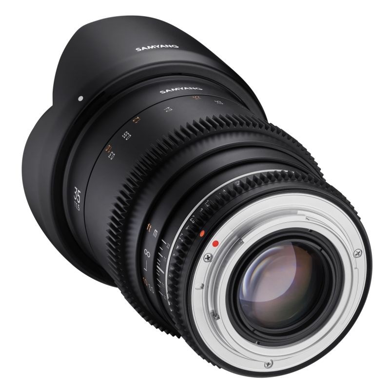 Samyang MF 35mm T1,5 VDSLR MK2 MFT laajakulmainen videobjektiivi, MFT-kiinnitys