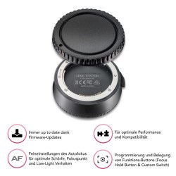 Samyang AF 14mm F2 8 Canon EF laajakulmaobjektiivi ja Lens Station