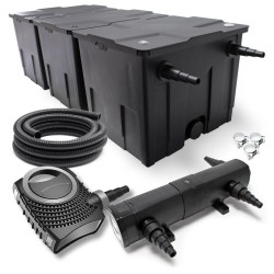SunSun lampisuodatinsetti CBF 350C 90000 l CUV 236 selvityin 36W NEO 8000 pumppu 8000 l h 10m letku 38mm