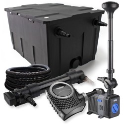 SunSun Lampisuodatinsetti CBF-550 60000 l, NEO-10000 pumppu 10000 l/h, CUV-636 UVC-puhdistin, 25 m letku 25 mm