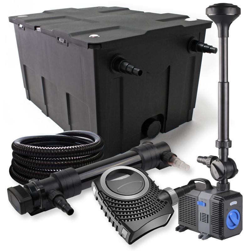 SunSun Lampisuodatinsetti CBF-550 60000 l, NEO-10000 pumppu 10000 l/h, CUV-636 UVC-puhdistin, 25 m letku 25 mm