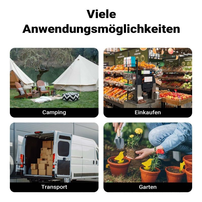 Toboli taittuva vetokärry, teleskooppikahva, 100 kg kantavuus, musta