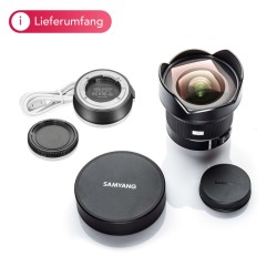 Samyang AF 14mm f/2.8 ultralaajakulmaobjektiivi Nikon F -kiinnitykselle ja Lens Station