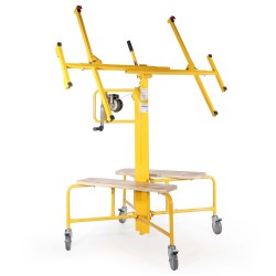 Levynnostin 75 kg korkeus 145 350 cm maksimileveys 2 90 m kallistettava 4 lukittavaa pyörää