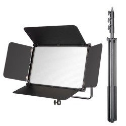 Walimex pro LED Niova 150 F Pro LED paneelivalaisin ja AIR 355 jalusta 150 W Bi Color