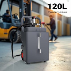 Siirrettävä dieseltankkausyksikkö 120 l, 12 V pumppu