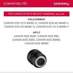 Samyang AF 85mm f 1 4 Canon EF teleobjektiivi muotokuvaan