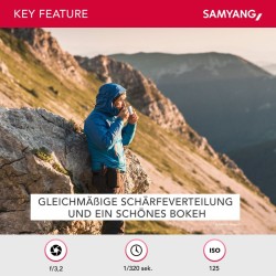 Samyang AF 85mm f/1.4 Canon EF teleobjektiivi muotokuvaan