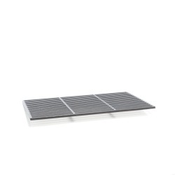 Massiivinen valurautaritilä 60 x 40 cm hiili- ja kaasugrilleille