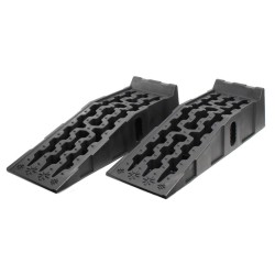 Ajoramput 2 kpl, 5 t, HDPE-muovi, musta, 905 x 300 x 215 mm