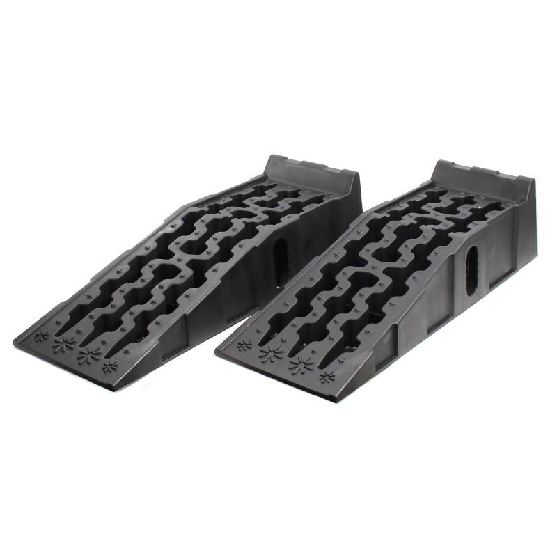 Ajoramput 2 kpl, 5 t, HDPE-muovi, musta, 905 x 300 x 215 mm