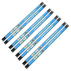 Magneettinen työkaluteline 8 kpl setti, 61 cm, hiiliteräs, sininen