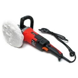 Kiillotus- ja hiontakone 1500 W, 180 mm, 3000 kierrosta/min, 6 nopeusvaihetta, sisältää padin ja kuljetussalkun