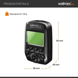 Walimex pro Operator TTL T-S langaton salamanohjain Sony-kameroille