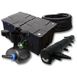 SunSun Lampisuodatinsetti CBF 350B 60000 l CTF 6000 pumppu CUV 272 selkeytin CSP 250 skimmeri 25 m letku