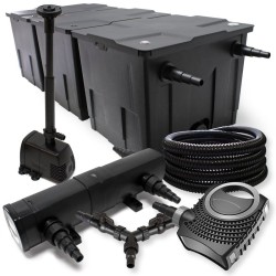SunSun lampisuodatinsetti CBF 350C 90000 l CTF 8000 pumppu 8000 l h CUV 218 kirkastin 18 W 25 m letku HJ 943