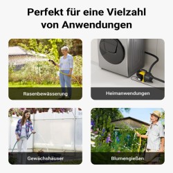 Puutarhapumppu 600 W 2800 l h max pumppauskorkeus 35 m kantokahva ja tyhjennysruuvi