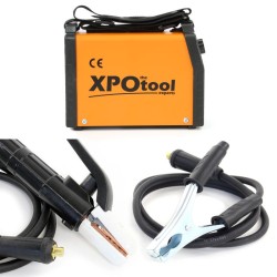 XPOtool MMA-puikkohitsauskone 20-120A IGBT-invertteri, varusteilla, Arc-force, Hot-start ja Anti-stick