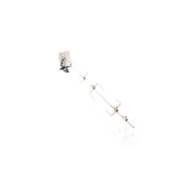 Rotisserie-grillivarras 112 cm, ruostumaton teräs, 230V, 4 lihakiinnikettä