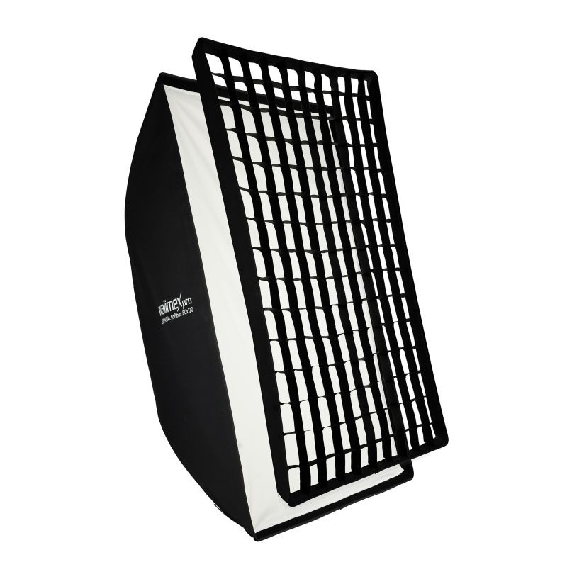 Walimex pro Essential Striplight-softbox 80 x 120 cm, kenno, Bowens-adapteri ja kuljetuslaukku