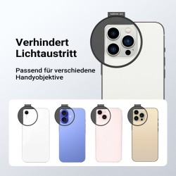 Walimex pro Suodatinpidike 67 mm älypuhelimelle ND suodatin ja Cold Shoe kiinnike