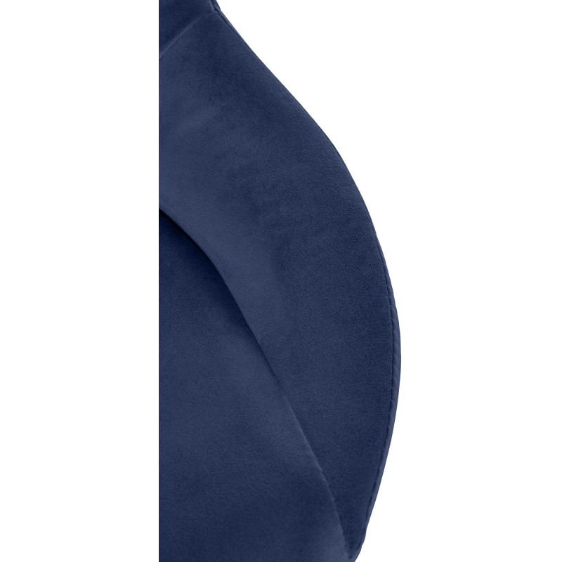 Säädettävä baarijakkara Milet samettipäällysteellä ja jalkatuella