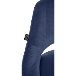 Säädettävä baarijakkara Milet samettipäällysteellä ja jalkatuella